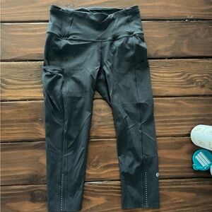 Lululemon Fast and Free Crop Leggings